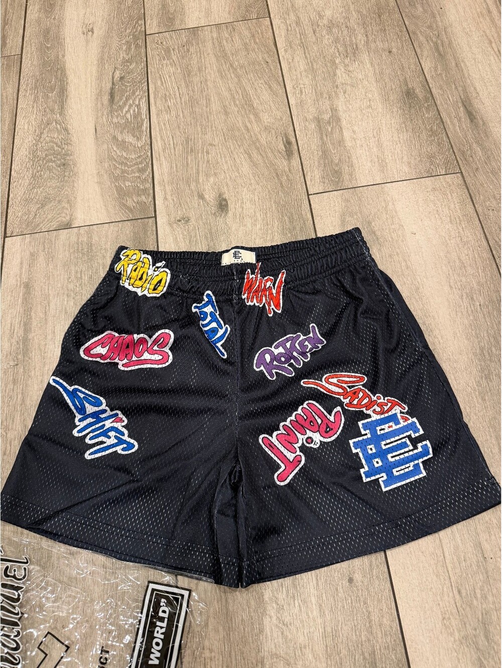 Eric Emanuel x Matty Boy EE Shorts Black/Blue Size Medium